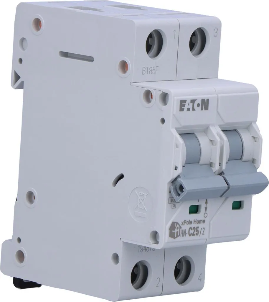 Disjoncteur de Protection pour Circuit de Chauffage et Prises 25A 6kA - 2