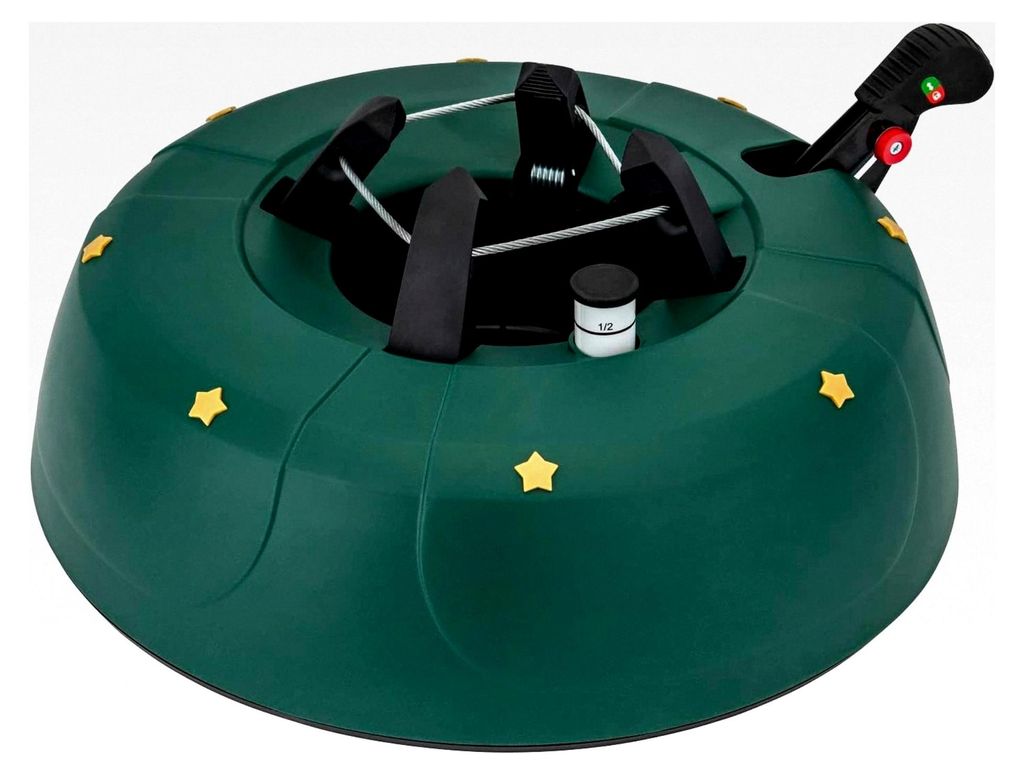 Christbaumständer mit Einseiltechnik und Fußhebel, Modell 2022, max. Baumhöhe 2,5 m