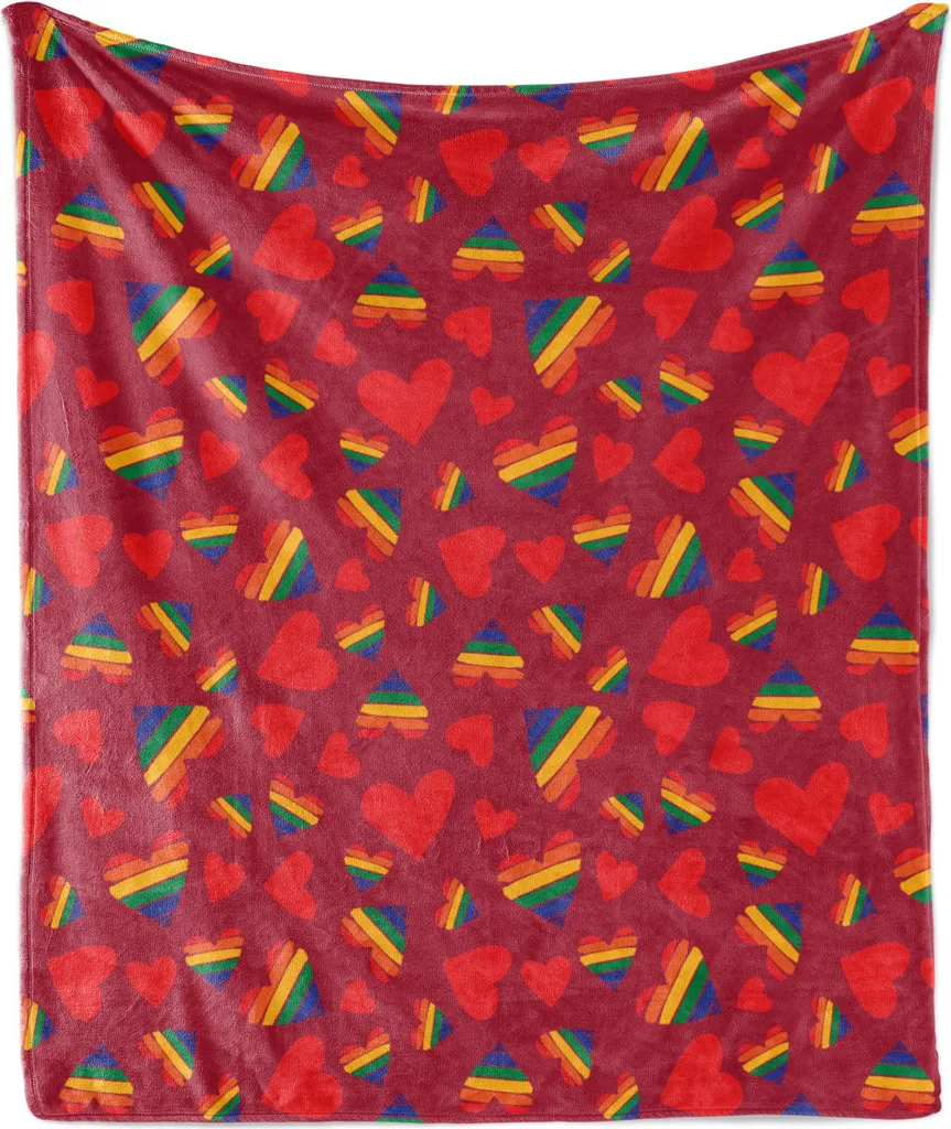 Plaid Arcobaleno ABAKUHAUS 175x230 cm | Coperta Estetica Queer LGBT - 1