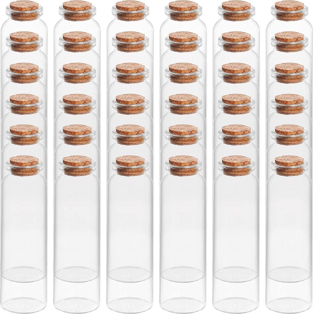 Kleine Glasgeschenkpotten 50ml Dicht Mit Korken Für Party und Küche