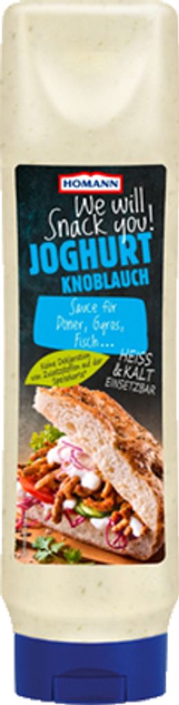 Homann Snack Sauce Joghurt Knoblauch Produktbild 1