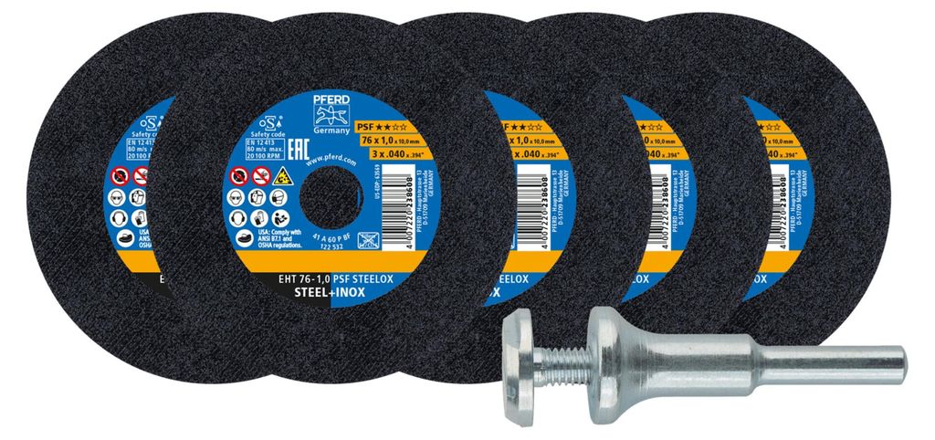 Štartovacia sada 5x rezné kotúče 76x1,0x10 mm pre priame Obrázok produktu 