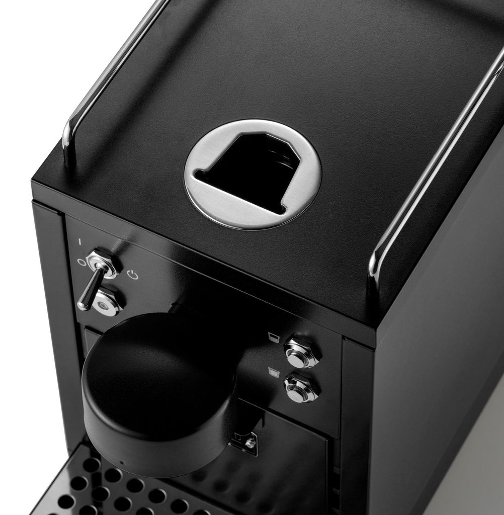 Sjöstrand The Original 2 Kapsel-Kaffeemaschine , Farbe:Schwarz