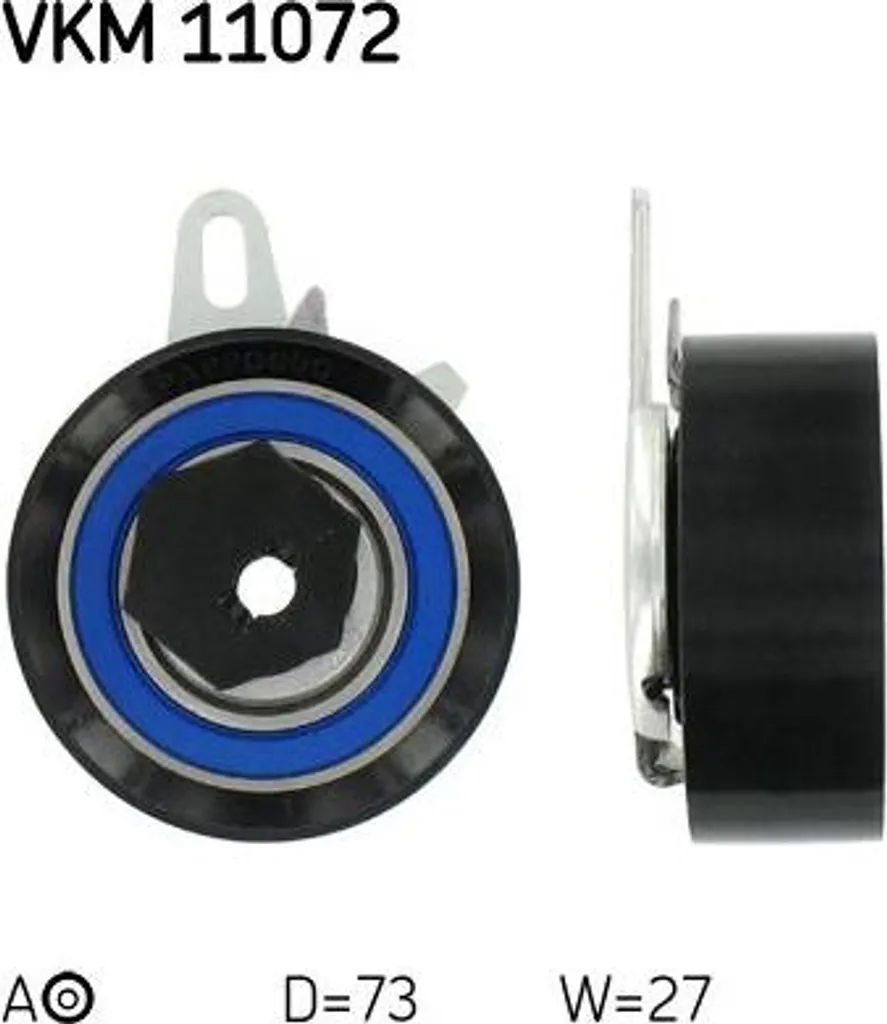 Solution Bruit Courroie : Galet Tendeur SKF VKM 11072 pour Audi A6 et T4