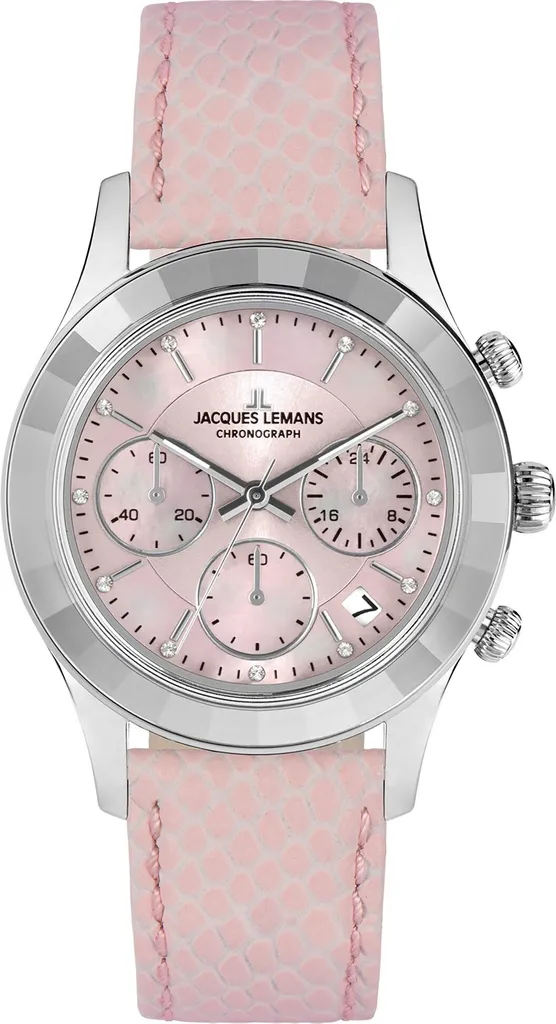 Montre Femme Rose Jacques Lemans 1-2151D Idéale pour Sorties et Travail