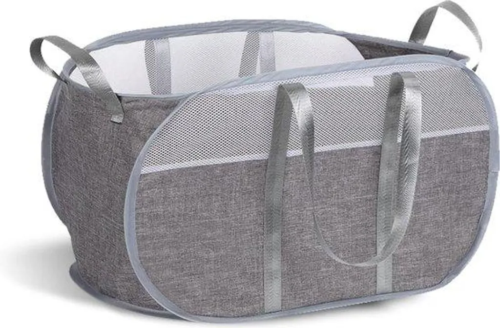 Panier à linge pliable 65L anti-odeur : fini l'encombrement au sol