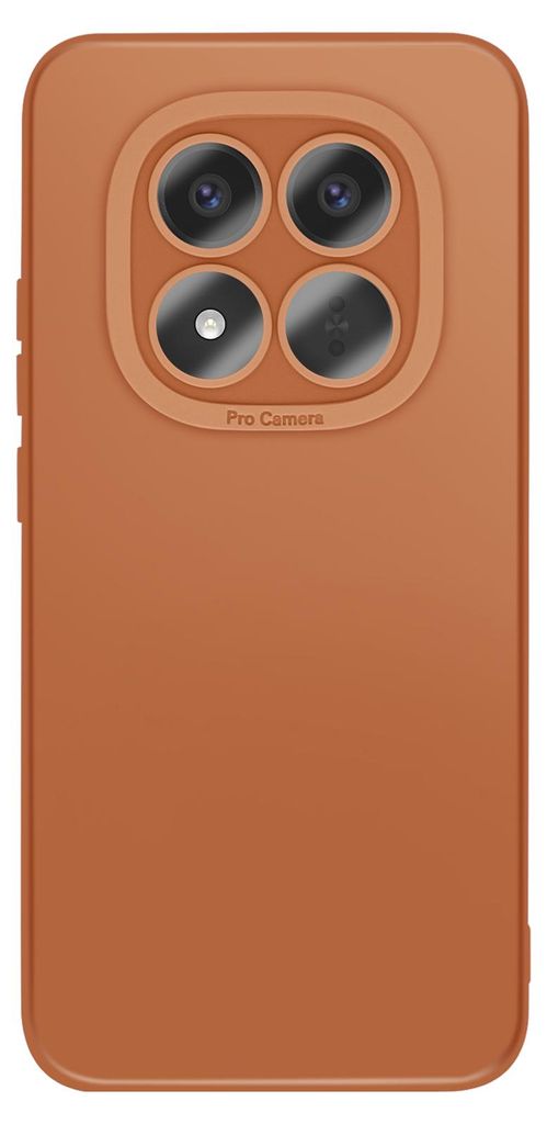 Avizar, Silikon Hülle mit Kamera Schutzverstärkung für Redmi Note 15 Pro+, Braun