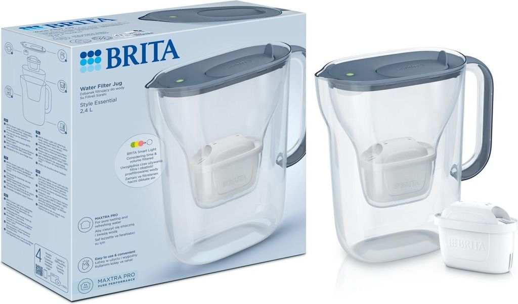 Brita Dzbanek filtrujący Style Essential grafitowy z 1 Maxtra Pro PP