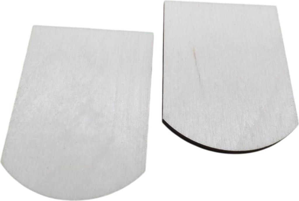 100 Stück Holzschindeln Biberschwanz B 60 mm x L 80 mm x 4 mm gelasert