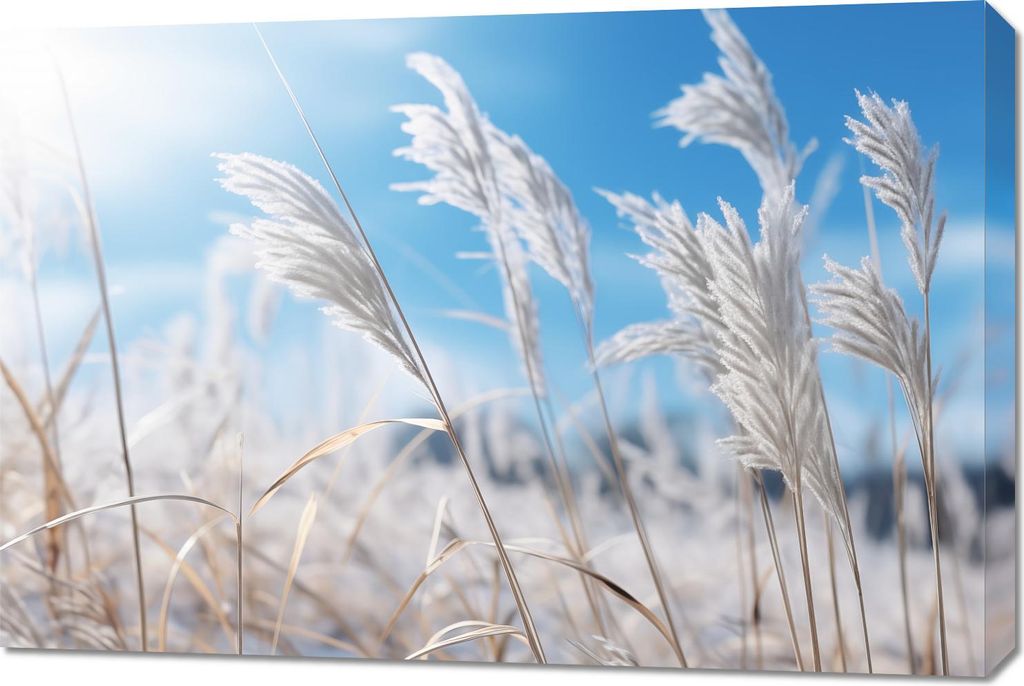 Bild 90x60cm Rauschen zwischen dem Gras