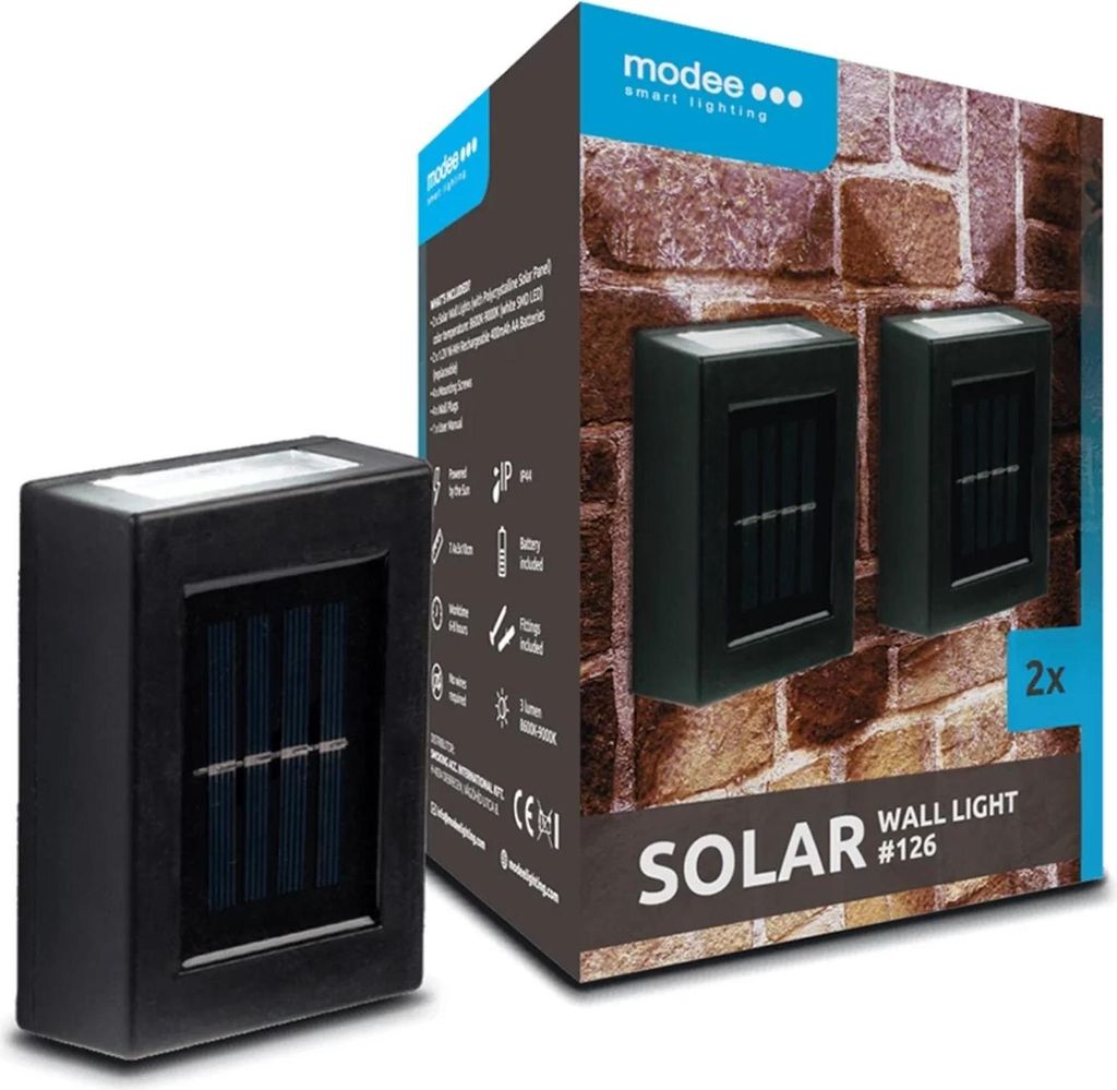 Modee solárne svietidlo WS126 2ks Obrázok produktu 