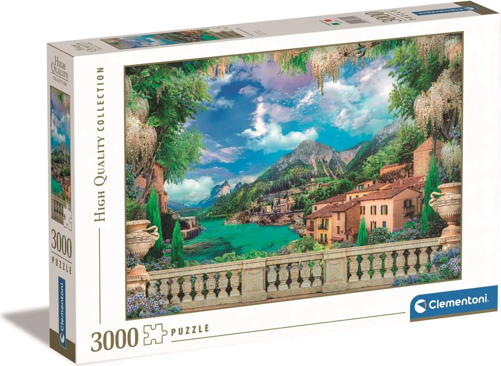 Occupez vos moments libres avec le puzzle 3000 pièces Clementoni Terrasse au lac
