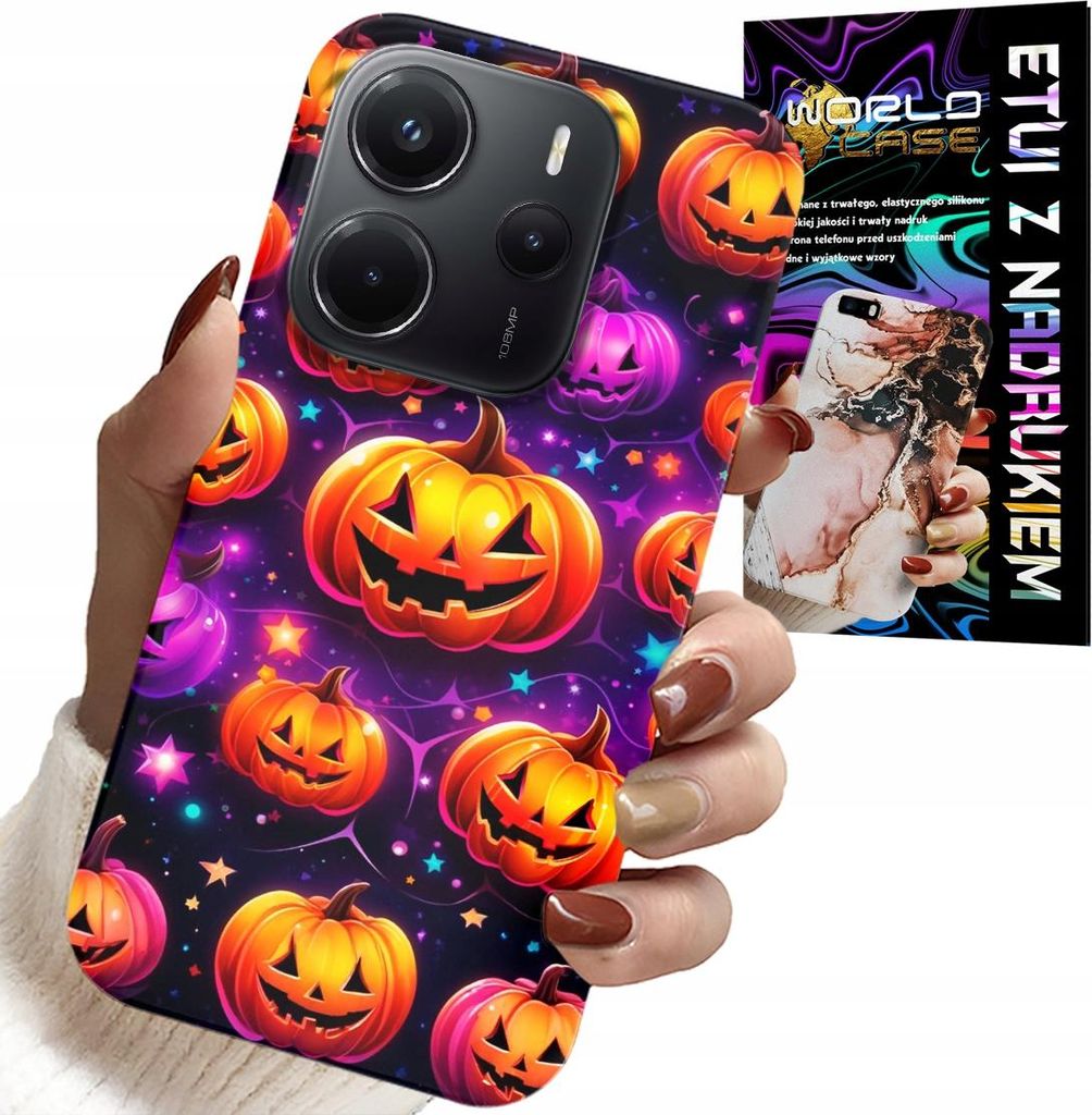 Hülle Für Xiaomi Note 14 4G - Halloween, Salem, Gruselige Kürbisse, Designs