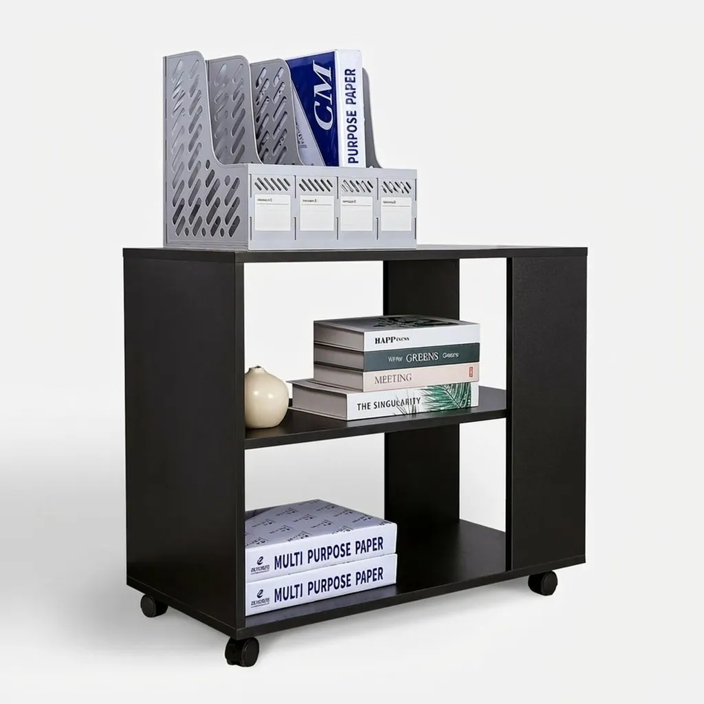 Armoire de bureau basse compacte Avoch pour dossiers et archives