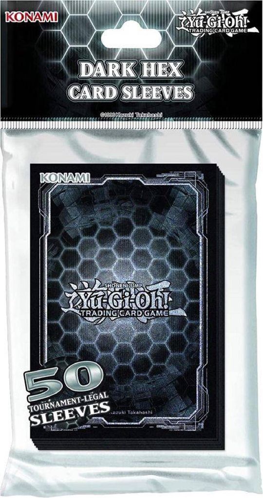Yu-Gi-Oh Card Sleeves Dark Hex (50)