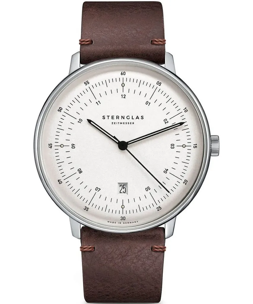 Montre S01-HH10-VI11 Hambourg en Verre Étoilé et Acier pour Homme