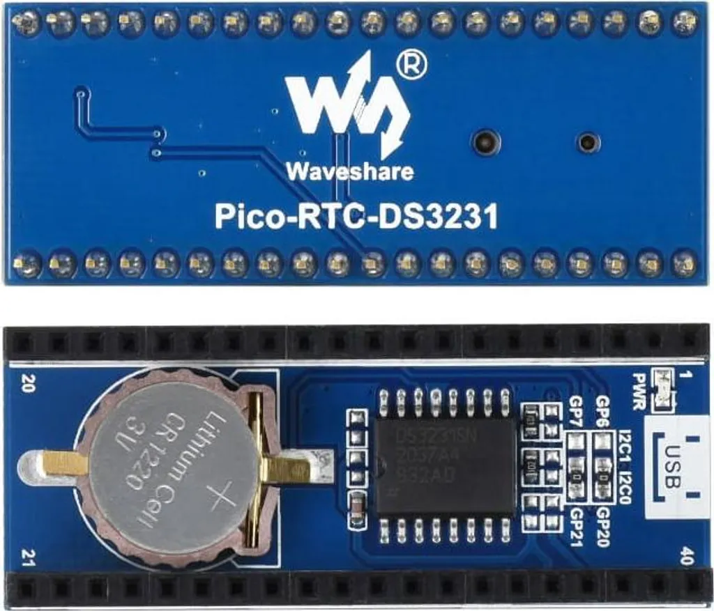 Module RTC DS3231 Evite la Perte d'Heure sur Raspberry Pi Pico sans Réseau Web