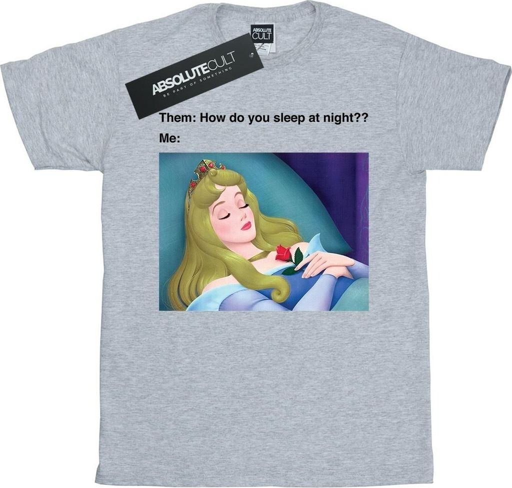 Disney - "Sleeping Beauty" T-Shirt für Herren BI18479 (L) (Grau)