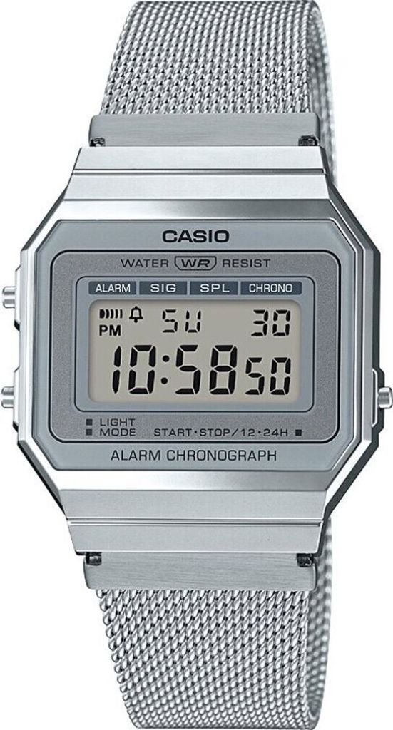 Casio Collection Vintage Uni Digital Uhr mit Stoff Armband
