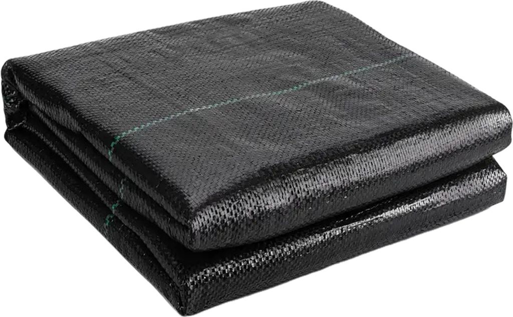 Unkrautbarriere, Landschaftsgewebe, gewebte Geotextilmatte, Bodendecker für den Garten, Unkrautbekämpfungstuch für Obstgarten, Gemüsefeld, Auff...