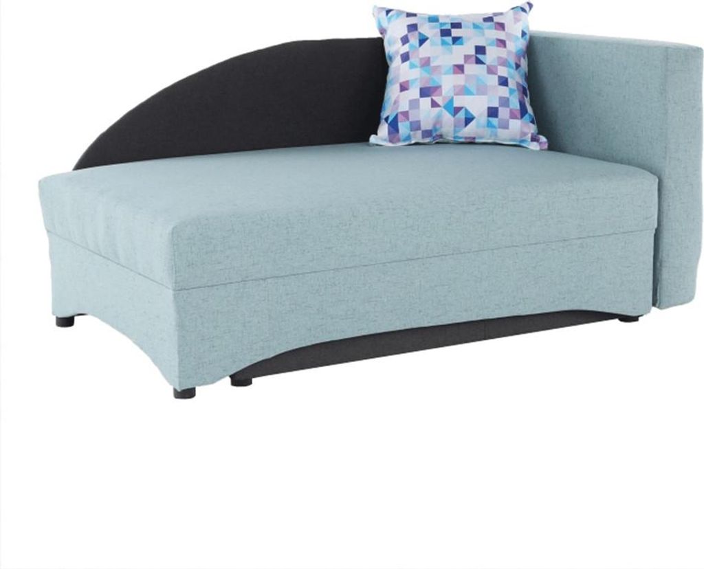 Kondela Klappstuhl mit Stauraum Bella P - Menthol / grau