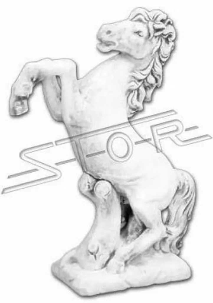 Sculpture Cheval de Jardin Design Moderne Figure de Décoration 132
