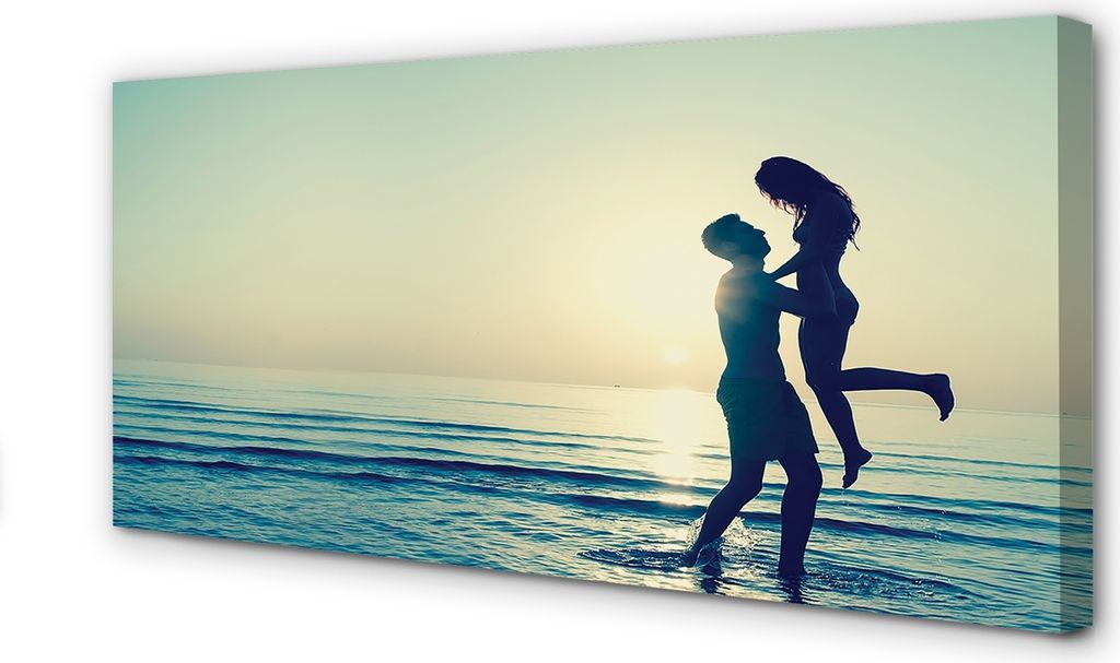 Leinwandbild 100x50 Wandkunst Meer von Menschen