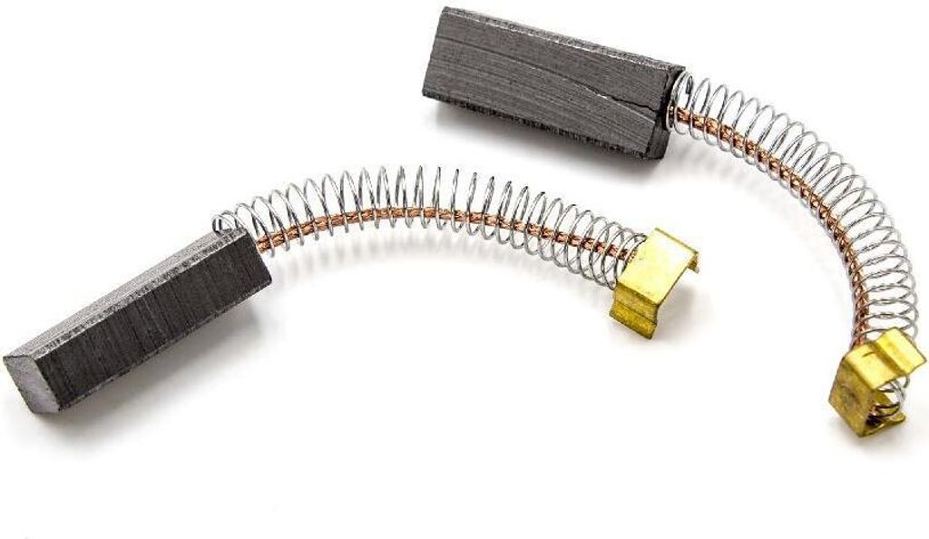 vhbw 2x Kohlebürste 6x9x23 mm Ersatz für Kirby 107189 für Staubsauger + Feder