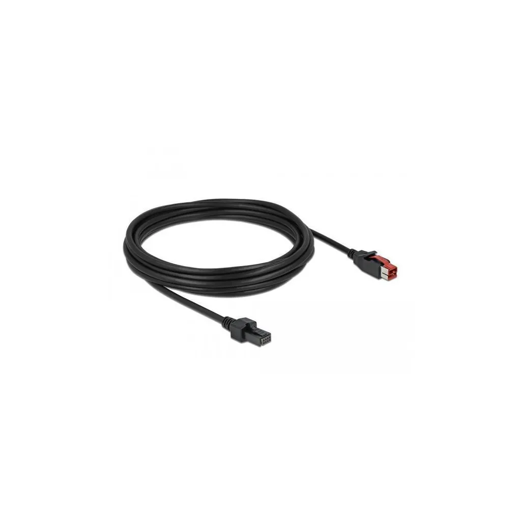 Câble PoweredUSB 24V vers 2 x 4 Broches Mâle 5m Delock - Connectique POS