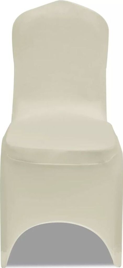 vidaXL 50 x Housse de chaise extensible crème Image du produit 