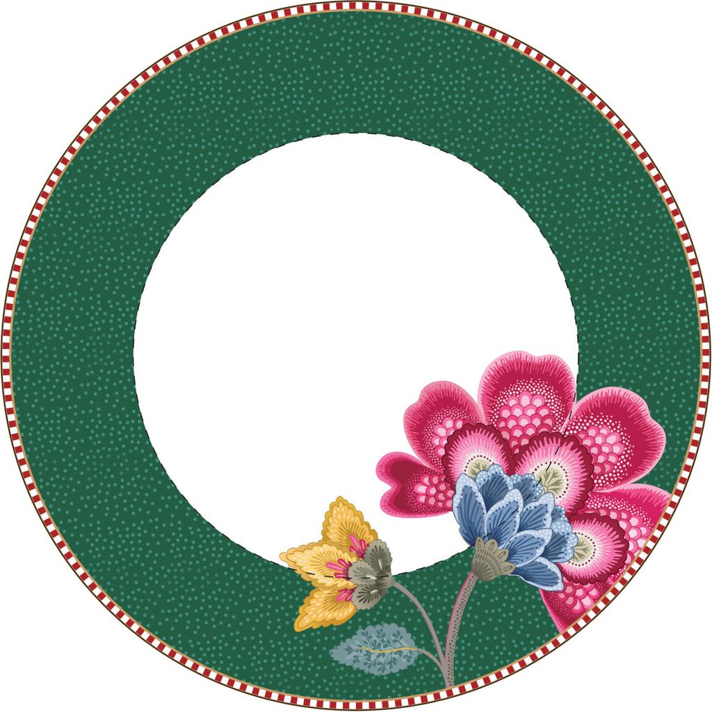 PIP STUDIO Fantasy Green Frühstücksteller 21cm Produktbild 