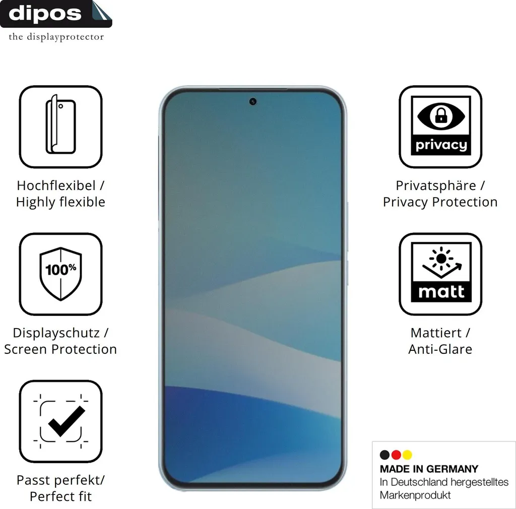 dipos I 2X Pellicola Protettiva Compatibile con Meizu M6S Pellicola di