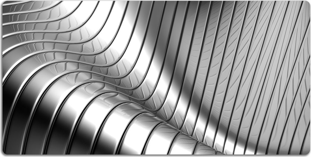 Schreibtischmatte Tischunterlage 120x60 cm Mauspad - Metallisch