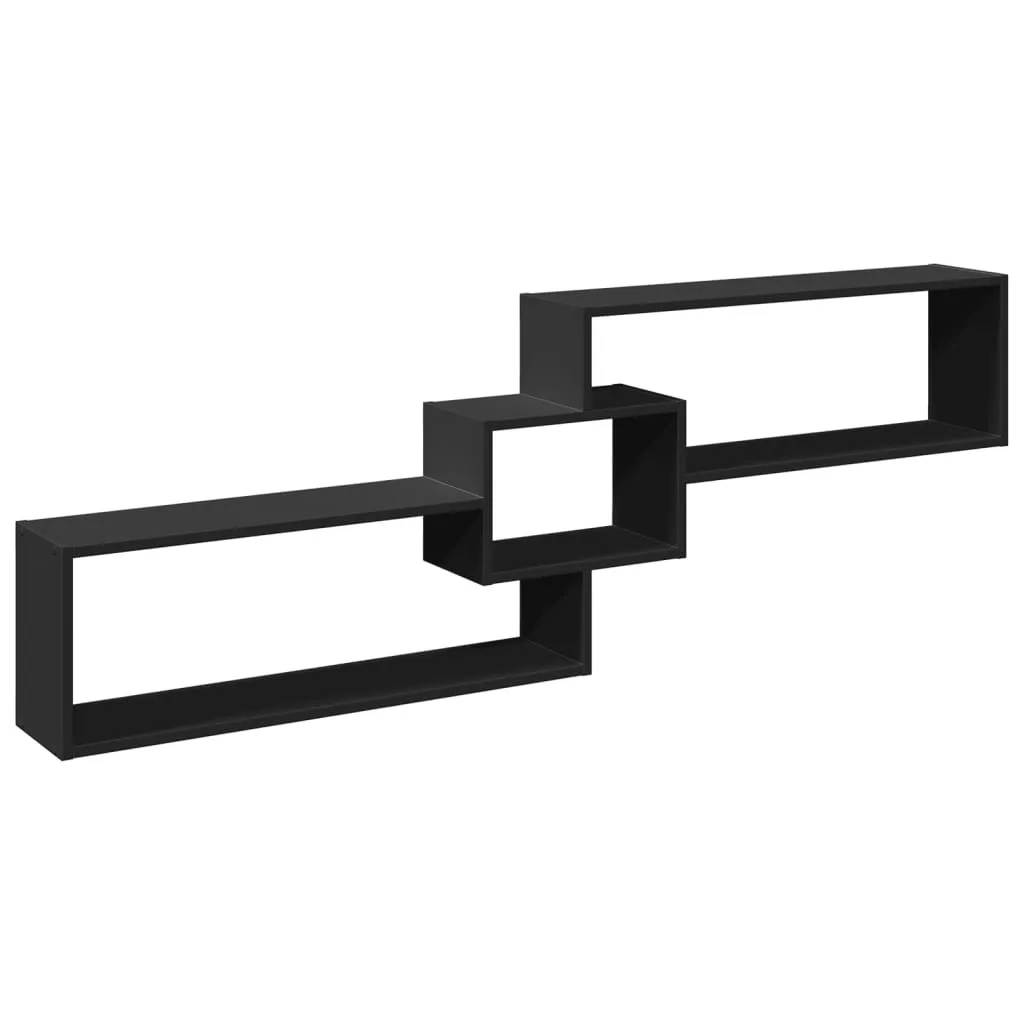 Elegante Armadio a Muro Nero vidaXL 158x18x53 cm: Lusso Accessibile