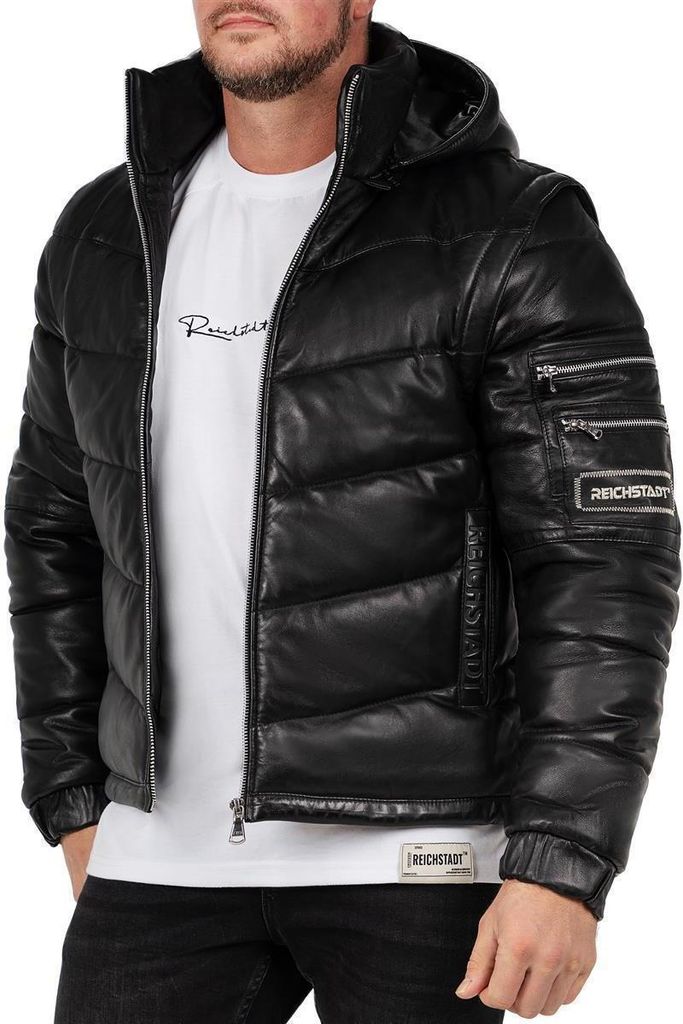 Reichstadt Herren Echtleder Jacke 22RS032LUX Black L