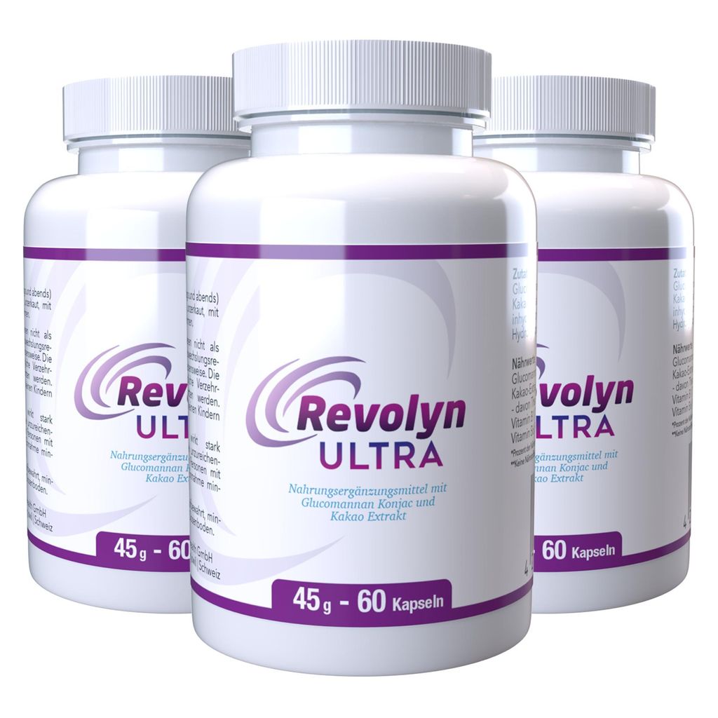 Revolyn Ultra - 180 Capsules (3x 60 capsules), Verpakking Productafbeelding 