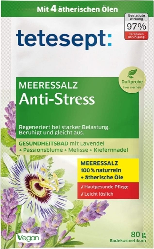 Tetesept Meeressalz Anti-Stress 80 g Produktbild 
