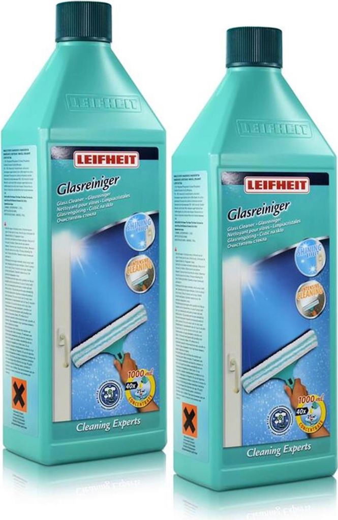 2x Leifheit Glasreiniger Cleaning Experts 1 L