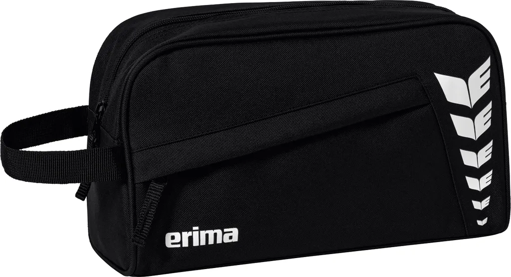 Trousse de Toilette Noire Erima Six Wings Idéale pour Sport et Voyage