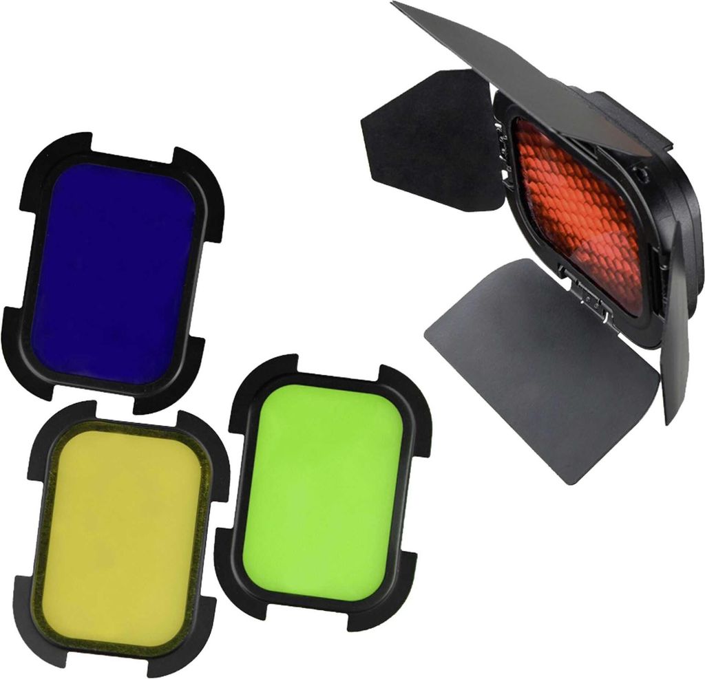 Godox BD-07, Set, Schwarz, Blau, Grün, Rot, Gelb, 1 Produktbild 