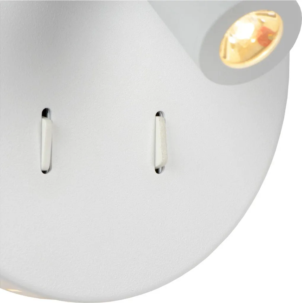 Applique Lucide LED BENTJER 79201/09/31 Blanche 6W 3000K encastrable