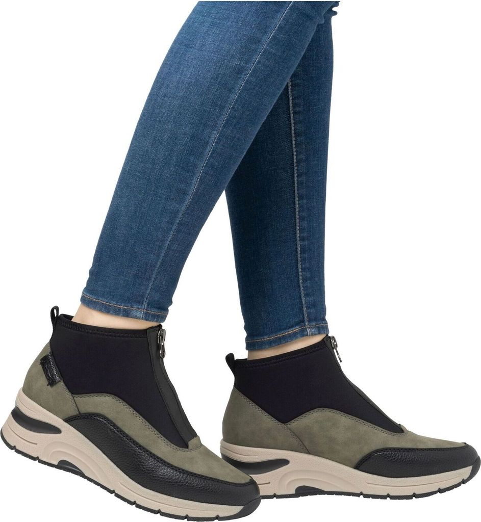 Botki damskie Rieker N9362-54 grun comb 39 Zdjęcie produktu 38