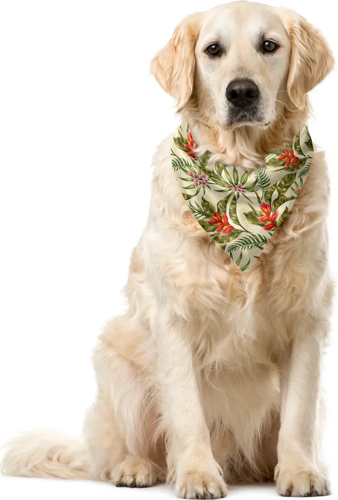 Bandana ABAKUHAUS Aloha Vintage 55x55 - L'Eccellenza del Pet Wear