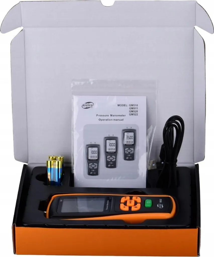 Manomètre différentiel numérique avec connexion USB gris haute précision - 3
