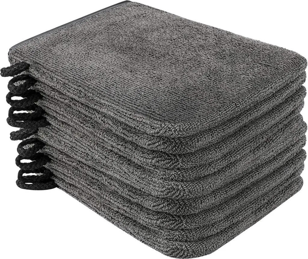 Guanti Professionali Lavaggio 15x21 Microfibra Spugna 10 Pezzi