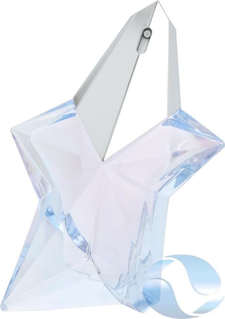 A star-shaped perfume bottle.