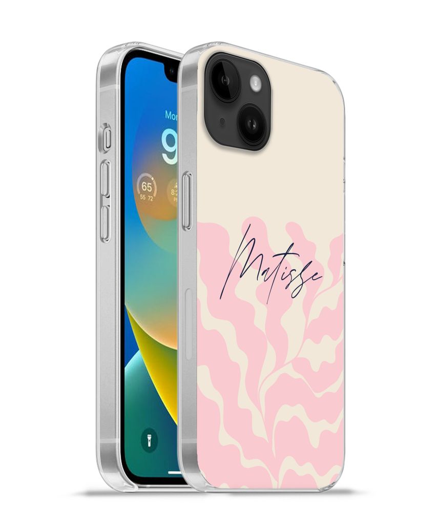 MuchoWow Handyhülle Schutzhülle Hülle für Apple iPhone 14 Plus - Soft case Matisse - Blume - Abstrakt Silikon Softcase Handy Hülle - Abbildung