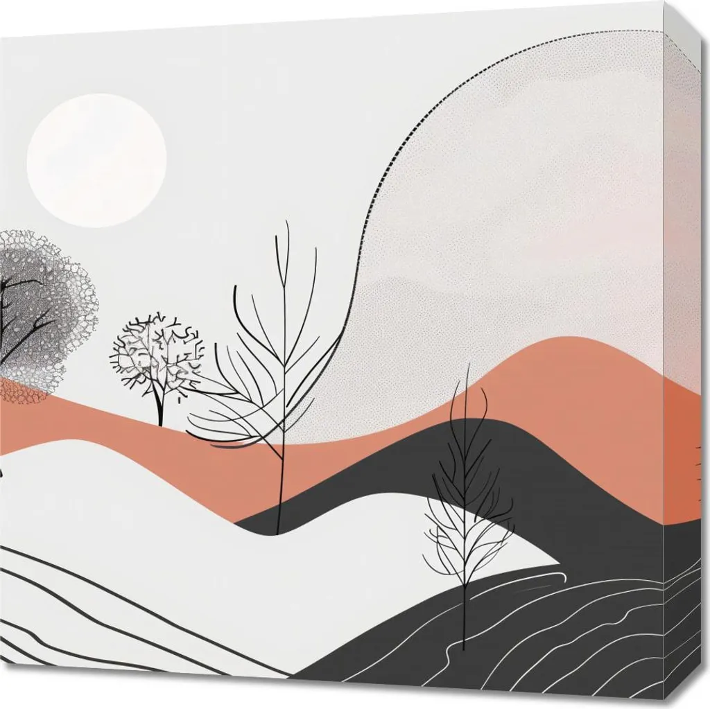 Quadro Moderno 50x50 Mezz'ombra Vista: Guida allo Stile Casa
