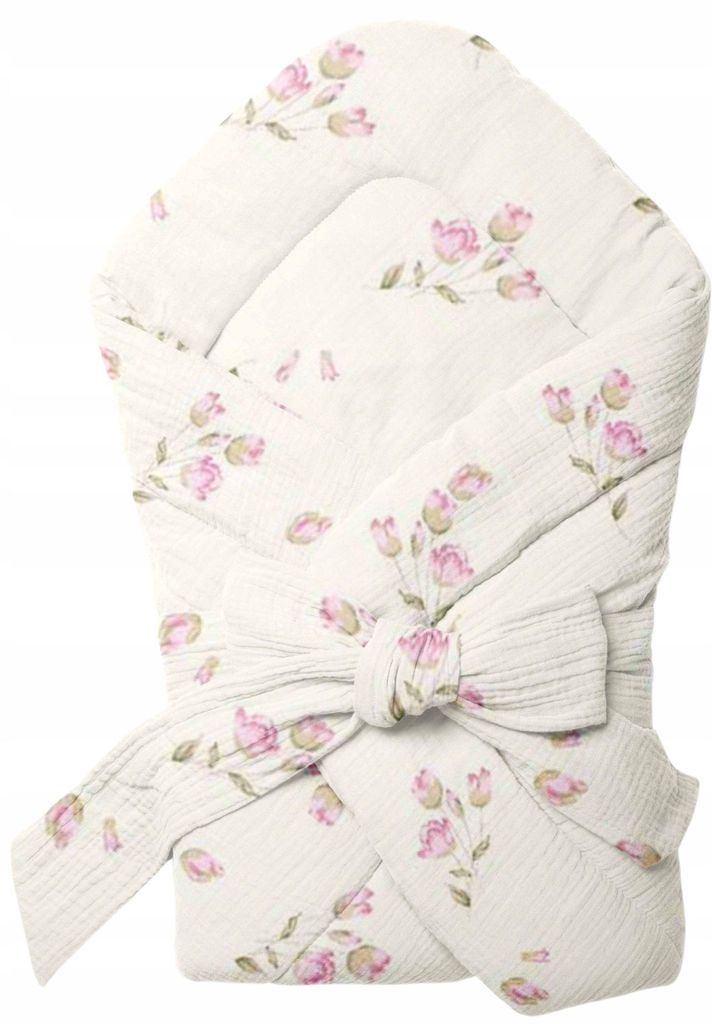 Copertina Avvolgente Neonato in Mussola 75 × 75 cm – Immagine del prodotto 