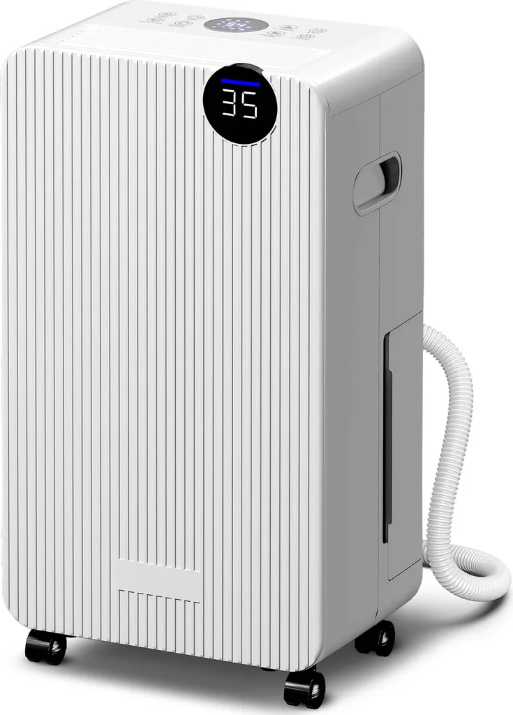 Déshumidificateur d'Air Silencieux 12L pour Maison et Séchage du Linge